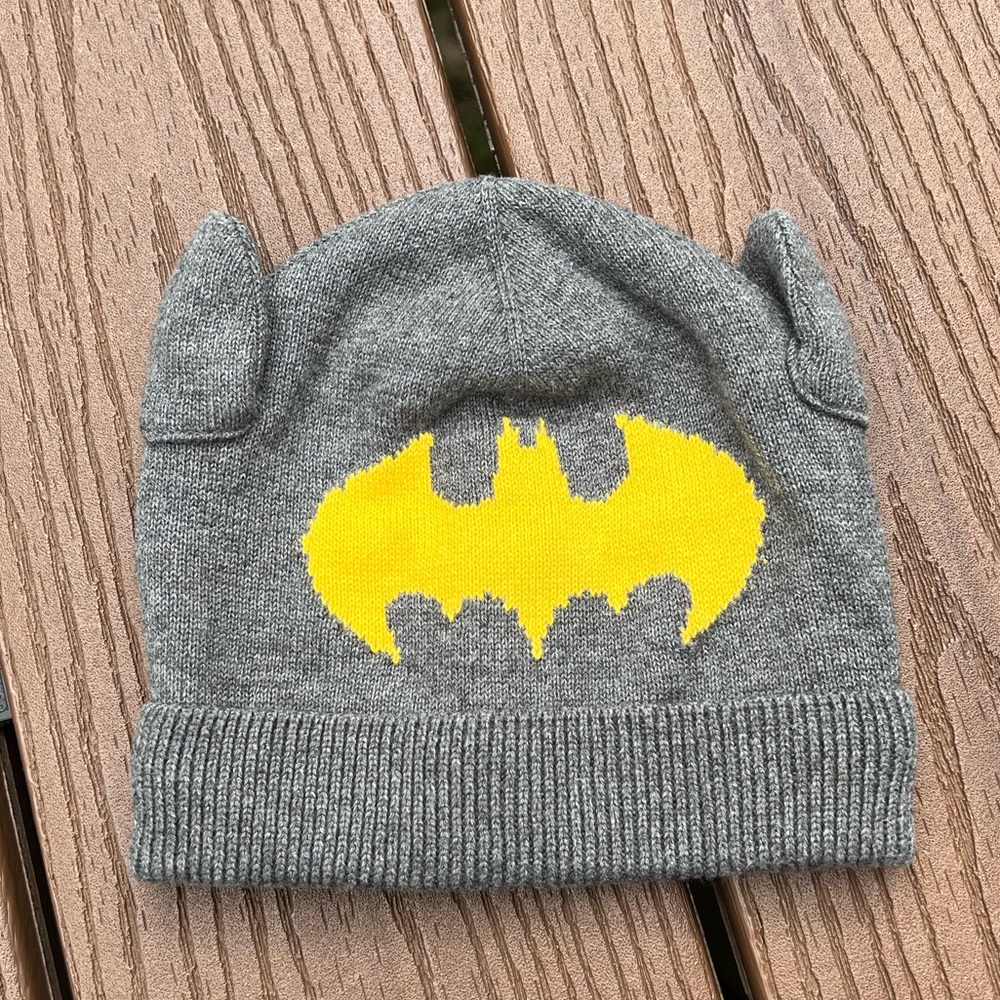 Baby Gap Batman lined beanie - 0-6months